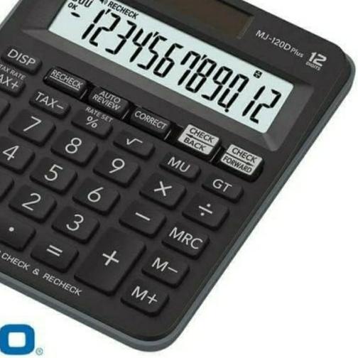 

▼ CASIO MJ-120D PLUS - KALKULATOR CHECK & CORRECT / Calculator Cek Ulang ☊