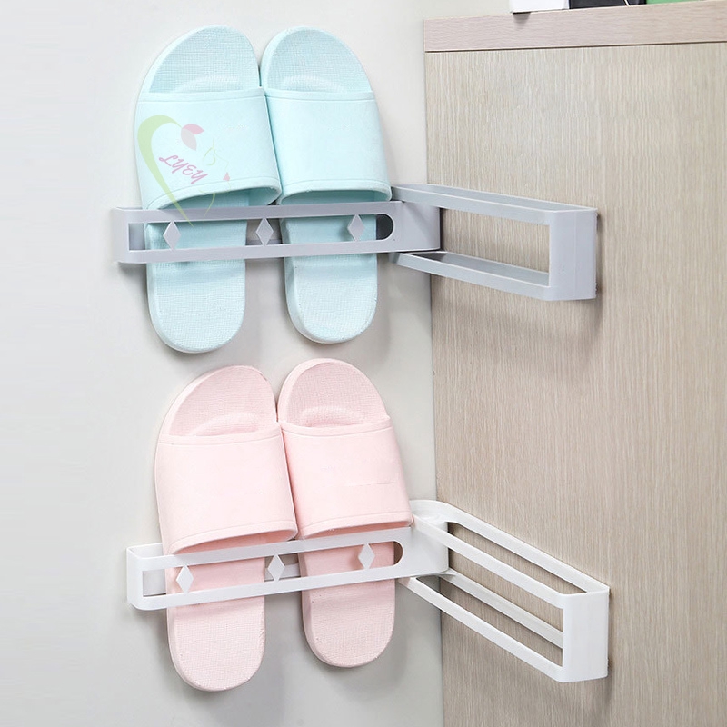 Le Shoes Rack Organizer Wall Mounted Storage Shelf Shoe Holder Keeps Any Shoe Off The Floor Id Shopee Indonesia