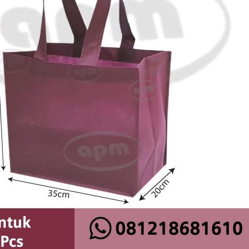 

♠ Tas Spunbond Kotak Ukuran 35x20x30 (Tas Jahit) - Navy ✥