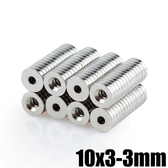 Strong Neodymium Magnet NdFeB Countersunk Ring N52 30 PCS -GM21