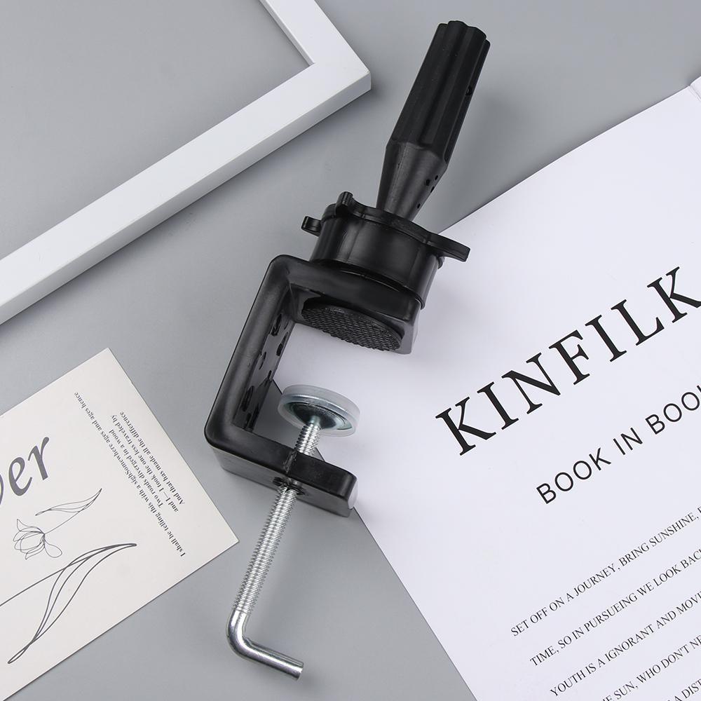 Suyo Wig Head Stand Adjustable Tools Penjepit Meja Penyangga Wig