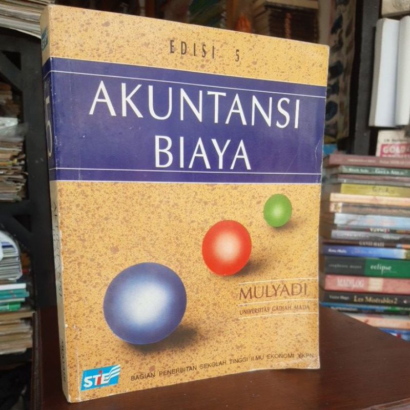buku Akuntansi Biaya Edisi 5 Mulyadi. Original