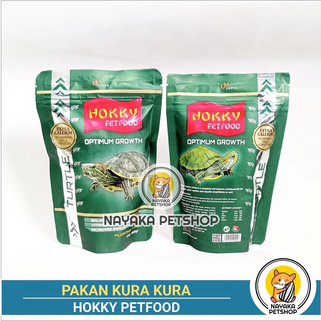 Hokky Petfood 100 gr Pakan Kura Kura Murah Stick Pelet Makanan KuraKura Brazil