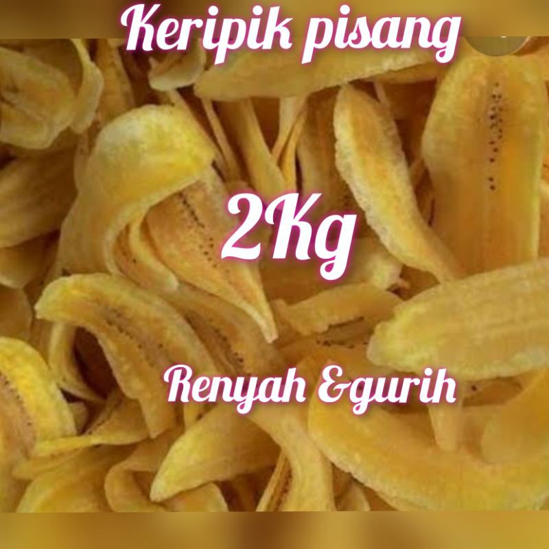 

2KG Keripik pisang RENYAH DAN GURIH