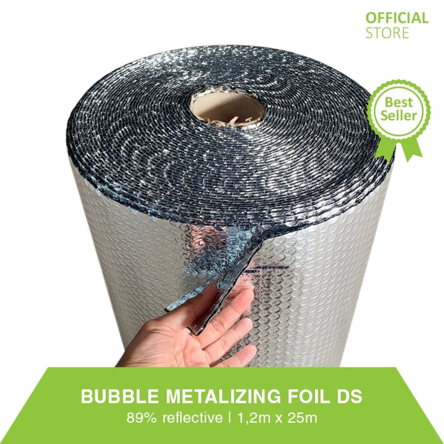 Aluminium foil peredam panas atap rumah - Bubble foil