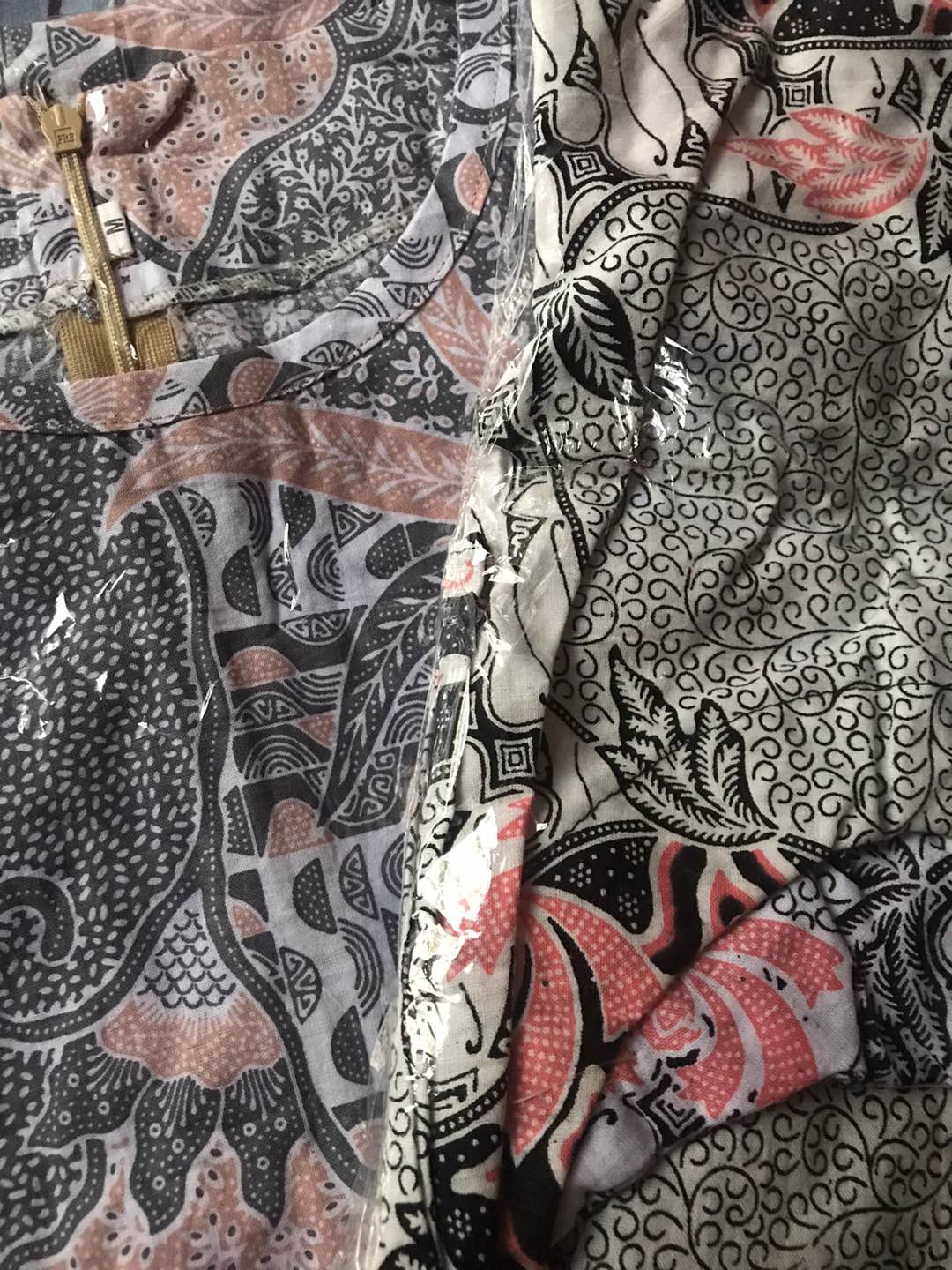 Atasan Blus Batik Wanita Modern Halus Kombinasipolos