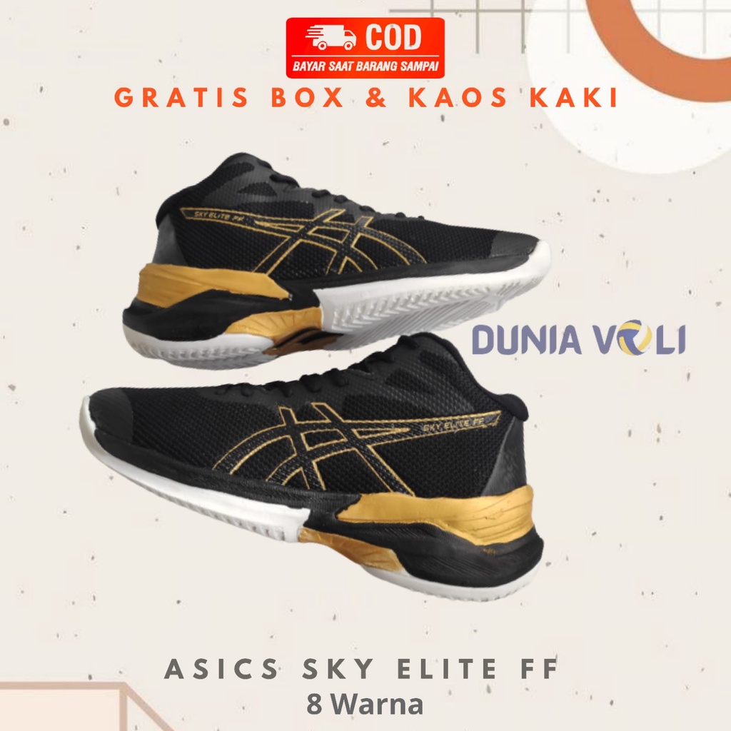 Sepatu Volly Spatu Olahraga Voli Sky Elite Running (COD)