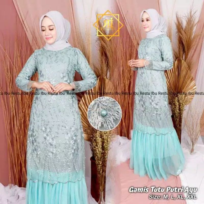 GAMIS TUTU PUTRI/GAMIS TULLE TUTU/GAMIS MODERN/GAMIS MURAH