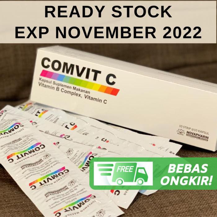 

Comvit Vit C Isi 100 /Dus Vitamin Imunitas + Free Bubble Wrap Packing