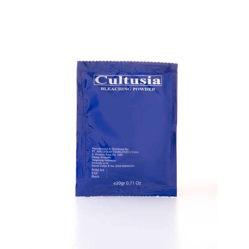 CULTUSIA BLEACHING POWDER SACHET 20 GR