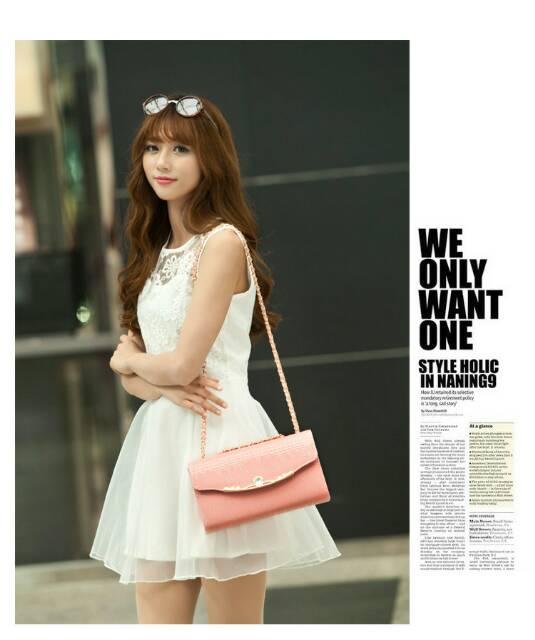 Tas Wanita Selempang Clutch Sling bag Crossbody