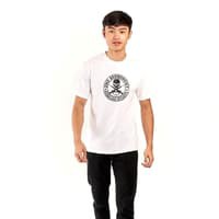 Baju kaos polos pendek / kaos pria oblong / baju pria pendek slim - Putih