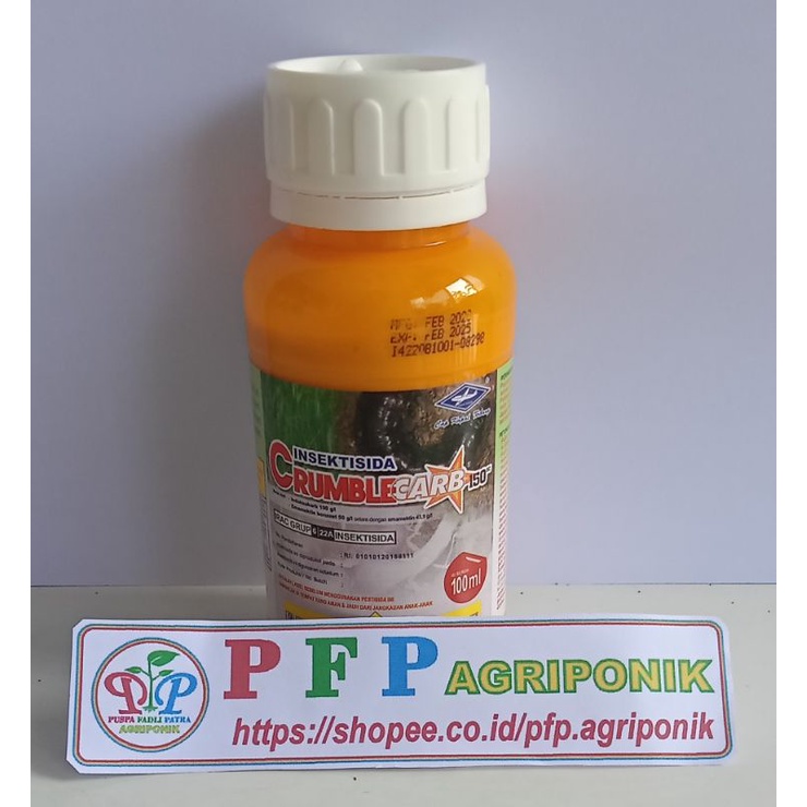 Insektisida Crumble Carb 150 EC 100 ml Cap Kapal Terbang Original Pabrik