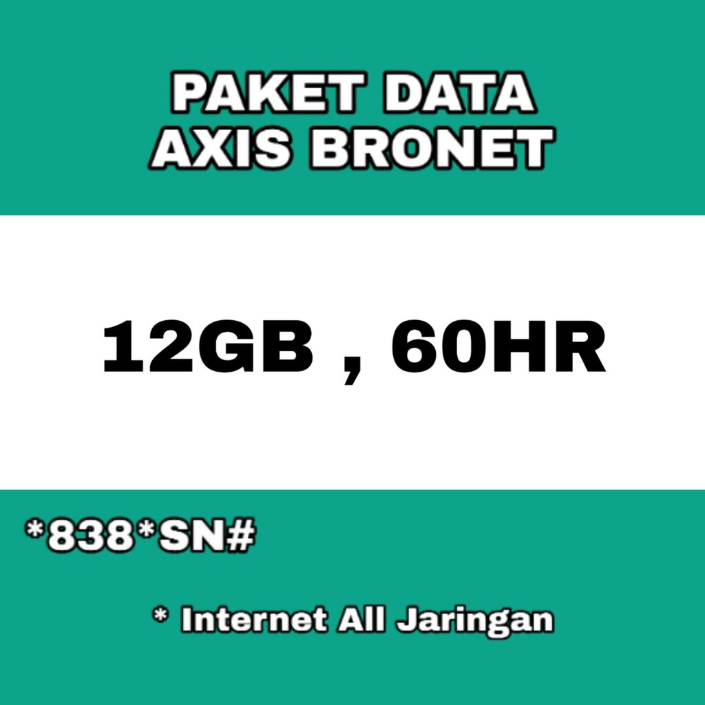 paket data axis bronet data murah kuota data reguler isi ulang agen axis agen kuota paket internet