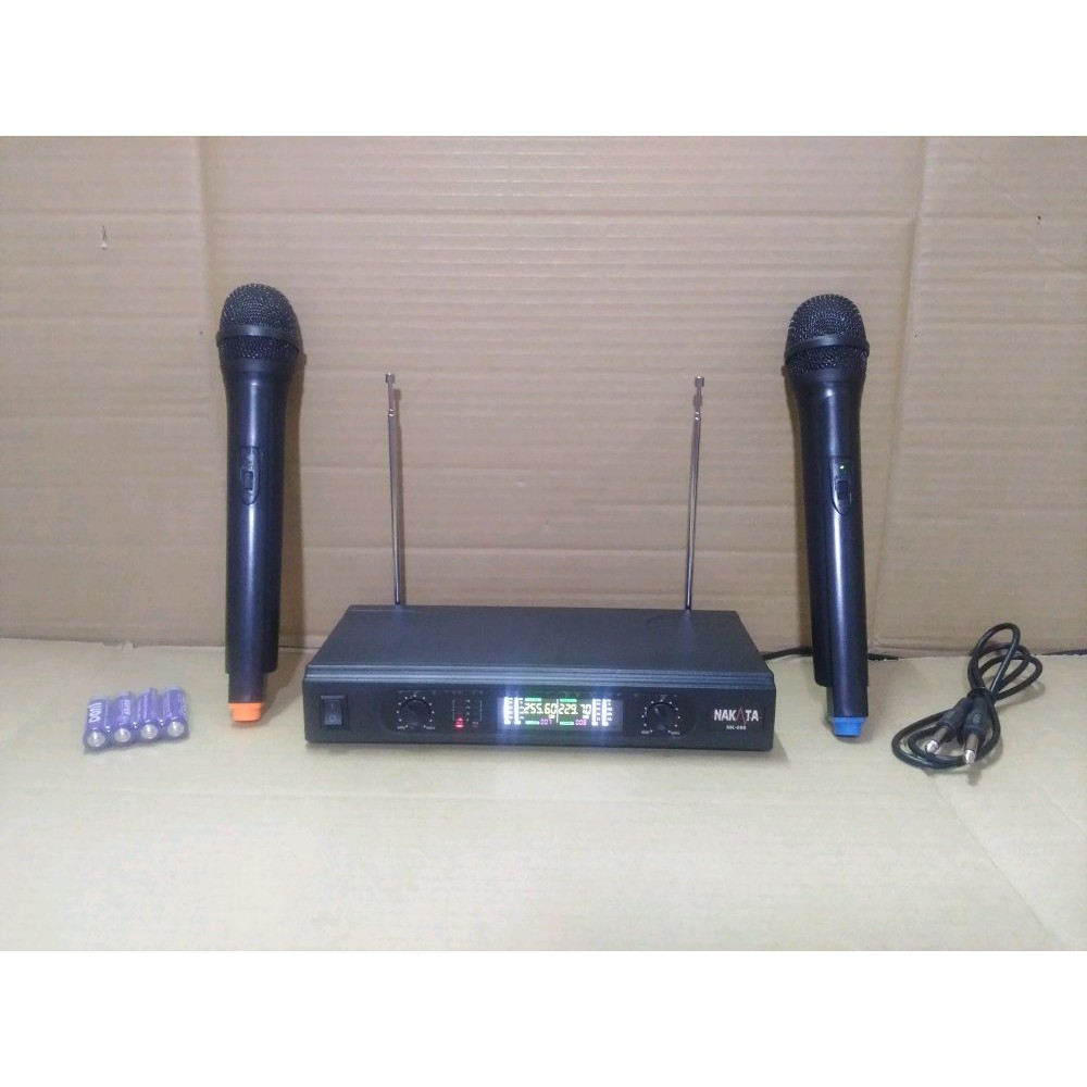 MIC WIRELESS HANDLE NAKTA NK 668 PROFESIONAL MICROPHONE