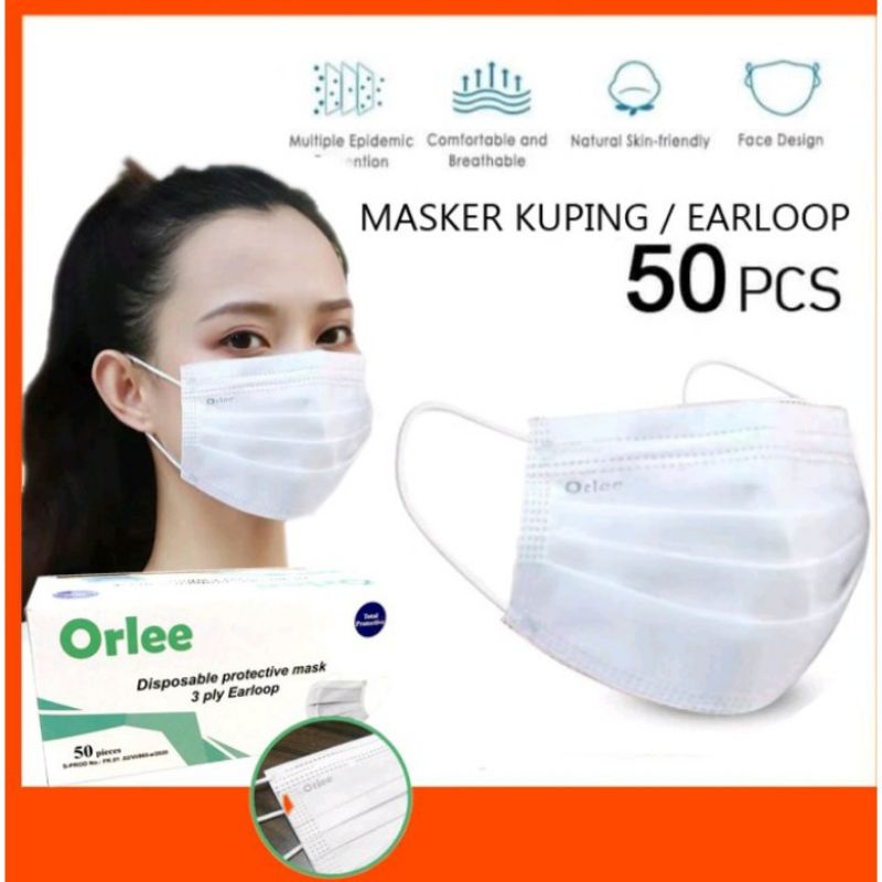 Masker ORLEE  isi 50pcs