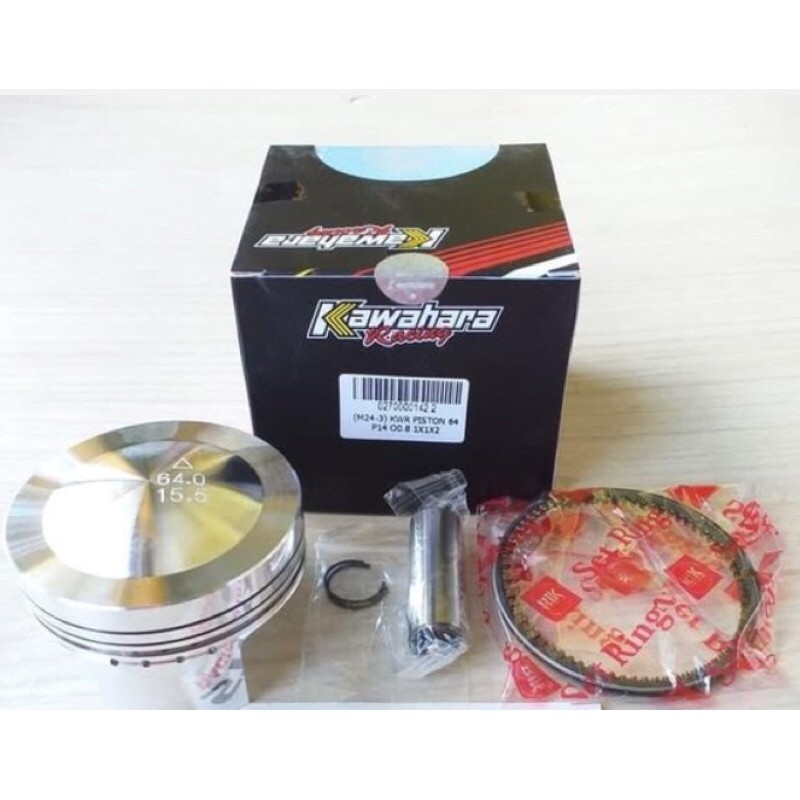 piston kawahara 62-63-63,5-64-65-66 pen pin 14 klx jupiter mx shogun smash - seher nmax aerox-1