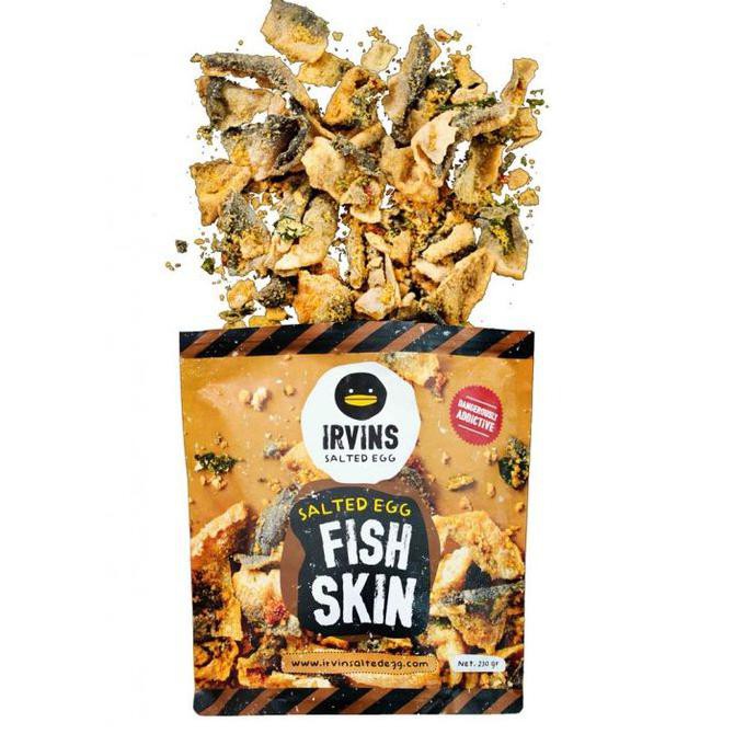 

Dijual Irvins Salted Egg Fish Skin 230 G Terlaris