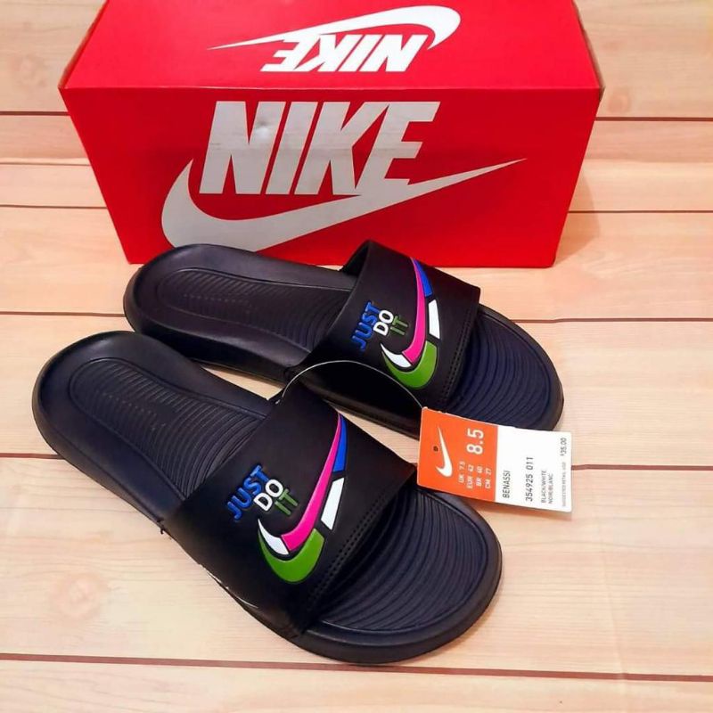 SANDALslop NIKi VICTORY PRIA/ WANITA/SANDAL slop MASA KINI FREEBOX+PAPERBACK.