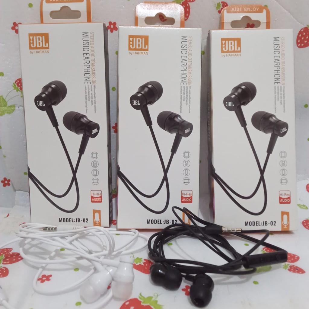 Headset / Handsfree JBL JB-02 Suara Jernih