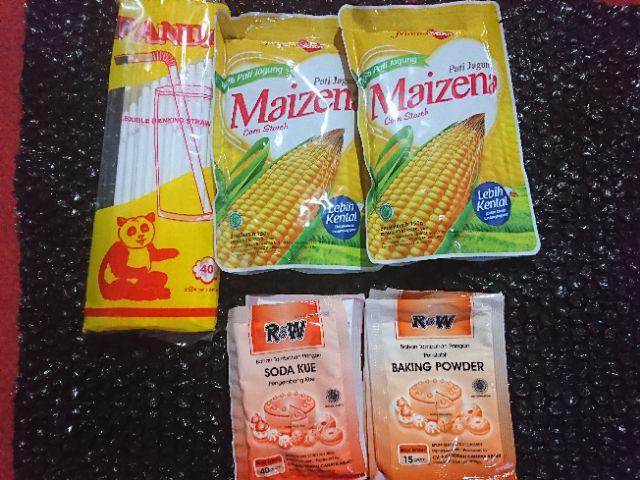 Sedotan Putih Bengkok Cap Panda