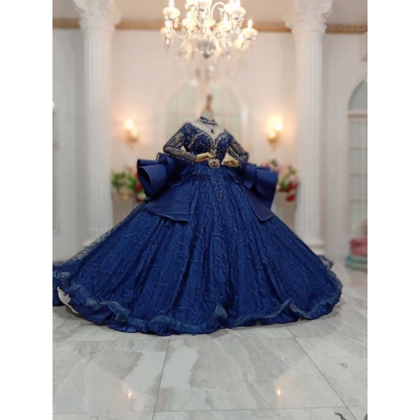 GAUN WEDDING CANTIK BEREKOR /BAJU PENGANTIN MODERN/GAUN WEDDING PREMIUM/GAUN GOTIK