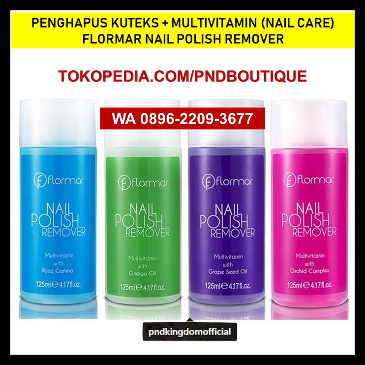 Made In Turkey Penghapus Kuteks Halal Flormar Nail Polish Remover Shopee Indonesia