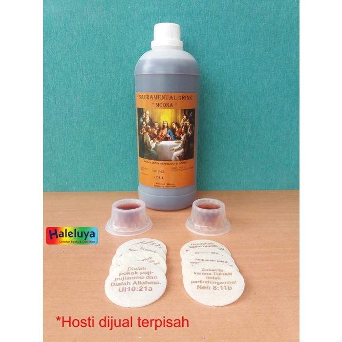 

SIRUP- ANGGUR PERJAMUAN KUDUS MOONA 1L/SACRAMENTAL DRINK MOONA 1L -SIRUP.