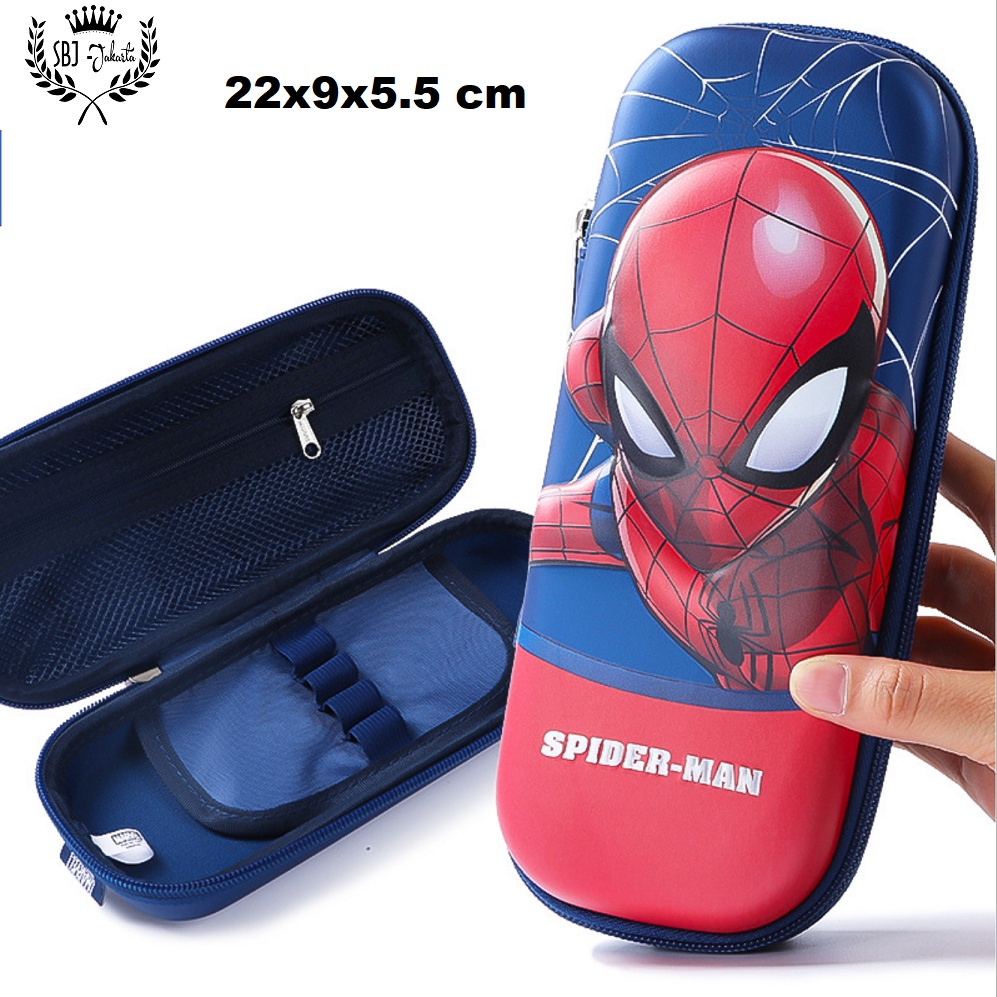 Tempat pensil Kotak Pensil EVA Hardcase Waterproof Marvel Spiderman