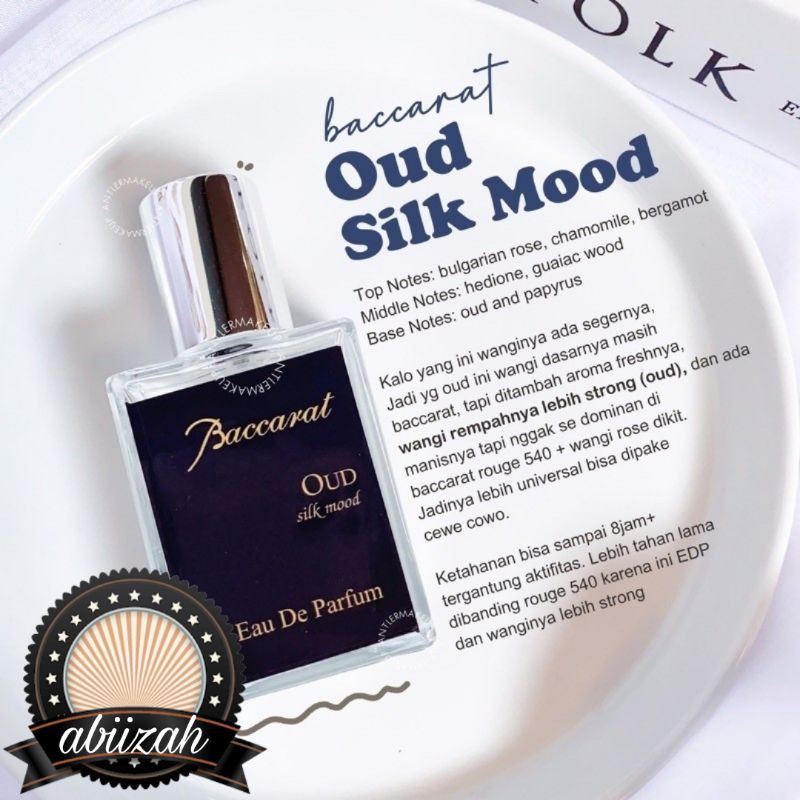 PARFUM WANITA PRIA Baccarat Oud Silk Mood 30 ML FREE BOX BEST NO1 WOMEN
