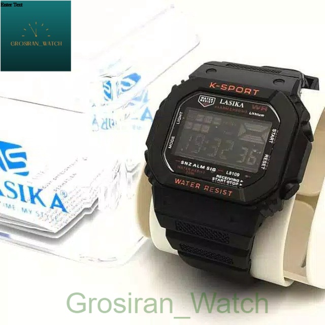 Ready ️ Jam Tangan Pria Sporty Digital Anti Air Lasika Original LSK-8109 [G_W]