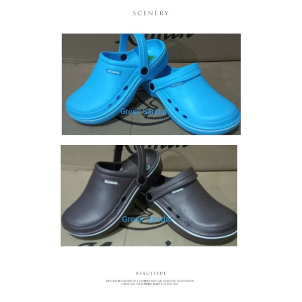 PROMO ... Sandal Baim Komin Warna / Sandal Kodok / Sandal Laboratorium / Sandal Medis
