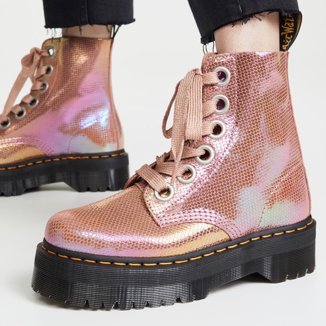 Dr. Martens Molly Iridescent Pink