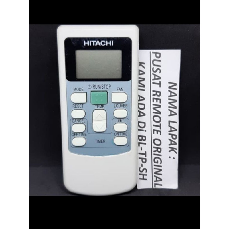 REMOTE REMOT AC HITACHI PC-LH3A ORIGINAL ASLI