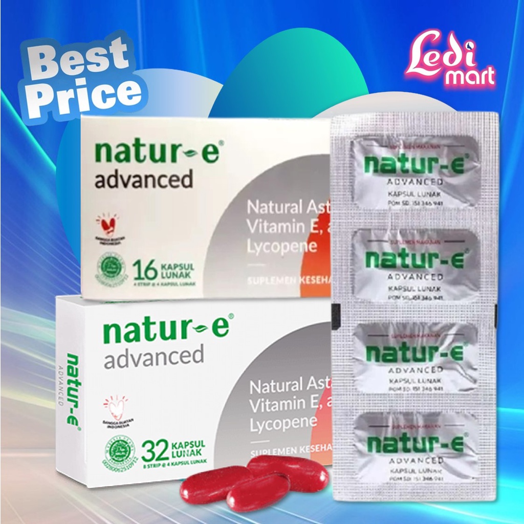 ORIGINAL Natur-E Vitamin Series Isi 16s ATAU 32s / Natur E / LEDI MART