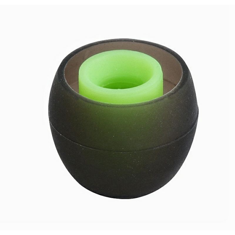 eartips alternatif kbear 07 silicone eartips untuk kz edx zsn pro X blon bl03 bukan aet07 aet08 sony spinfit cp100 cp145 cp360-1pair M hitam hijau