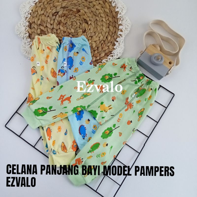 Celana panjang bayi 3 pcs modelpopok celana bayi