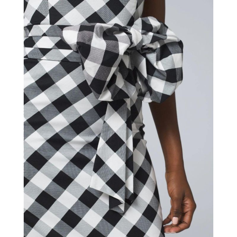 Whb* gingham plaid party dress