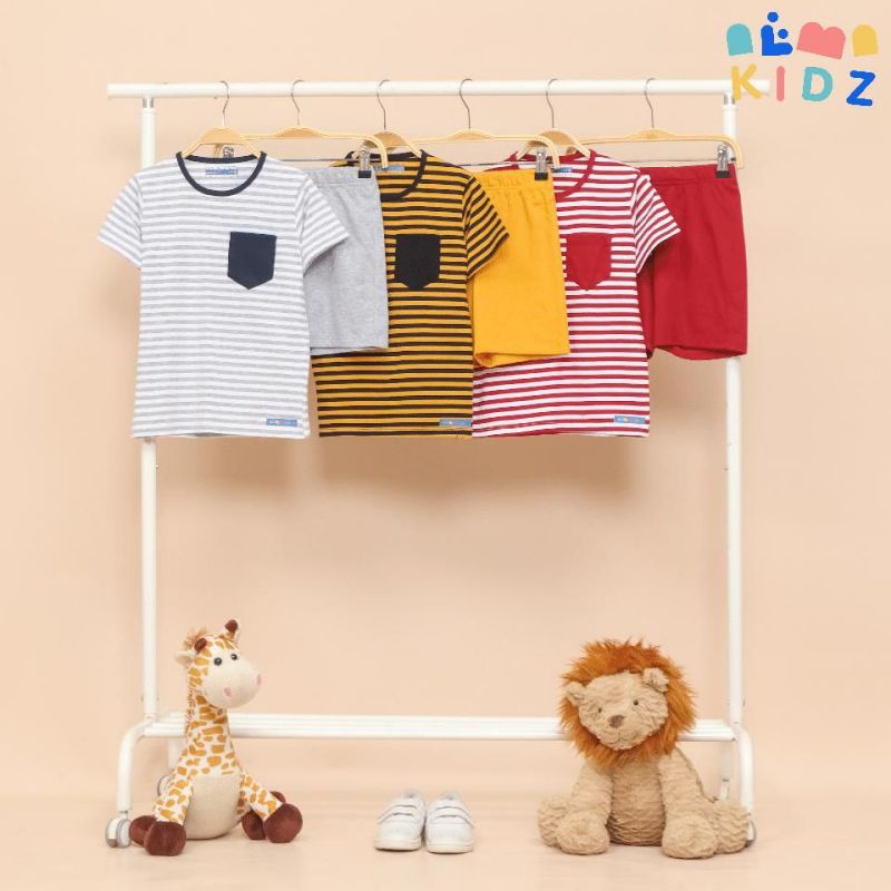 SET STRIPES UNISEX (1-8 TAHUN)