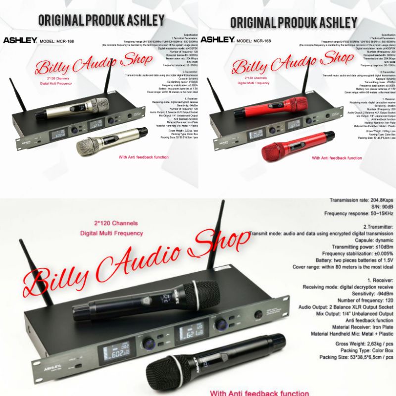 Jual Mic Wireless Ashley Mcr Dan Mic Wireless Imr Original Produk Ashley Shopee Indonesia