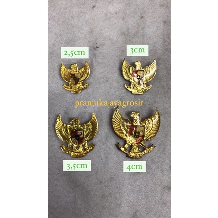 (siap dikirim) pin garuda /pin untuk peci/uk 2,5cm 3cm 3,5cm 4cm