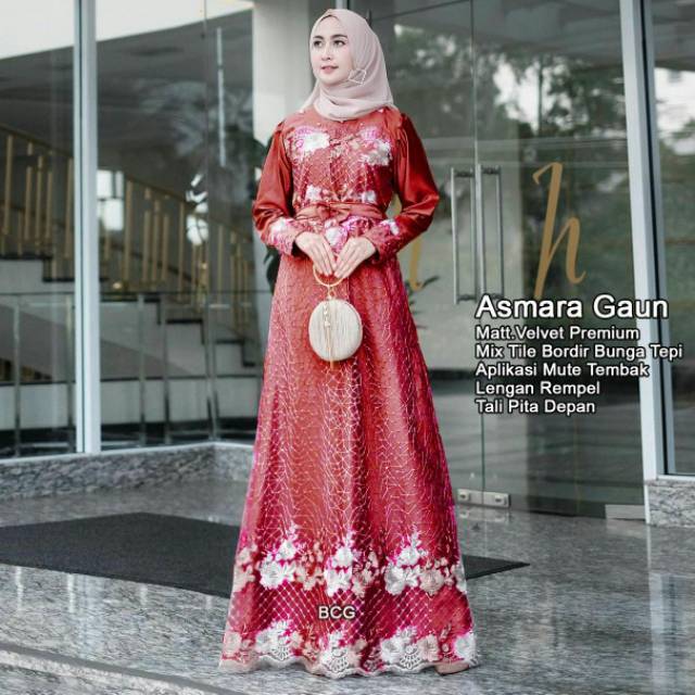 GAMIS BROKAT TERBARU SANGAT MEWAH DAN ELEGAN TERBARU LEBARAN