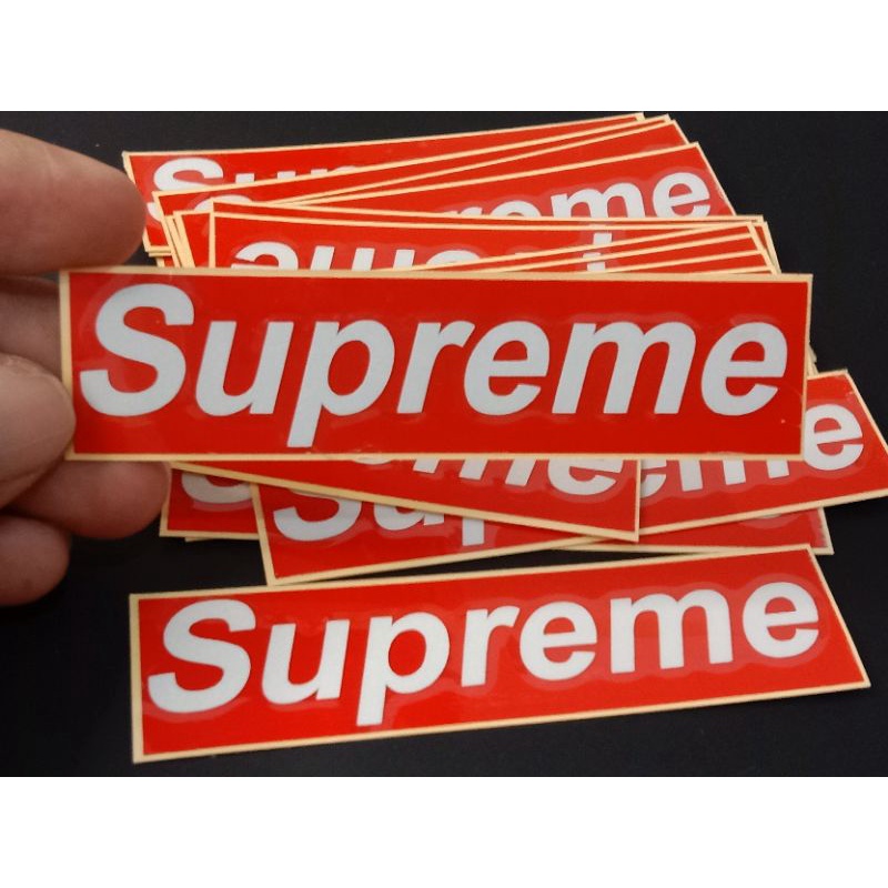 STICKER SUPREME CUTING MOTOR MOBIL RACING