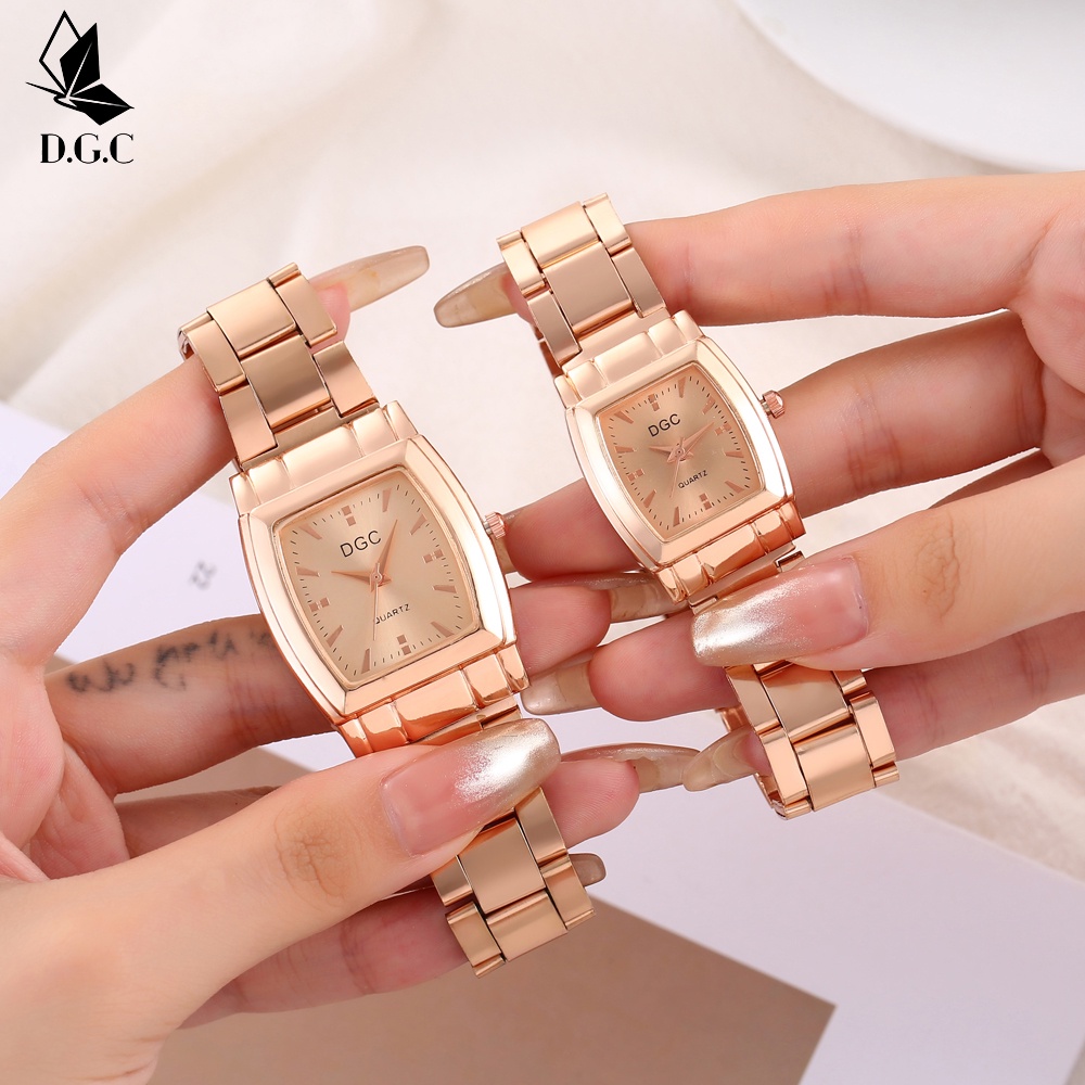 DGC Jam Tangan Couple Kuarsa baja menonton pria dan wanita menonton murah watch C84