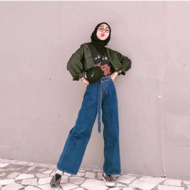 SEVINS - Kulot jeans Vera / Kulot jeans cewek / Highwaist jeans