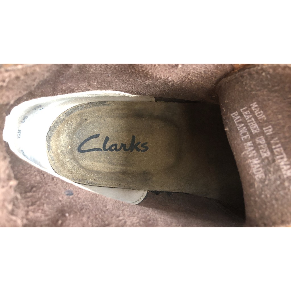clarks leather upper balance man made