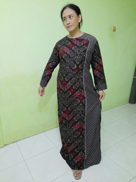 Gamis Batik Manggar, Padi,sekar,cantik,kubis,kipas,daun,kupu,nadine,gendis