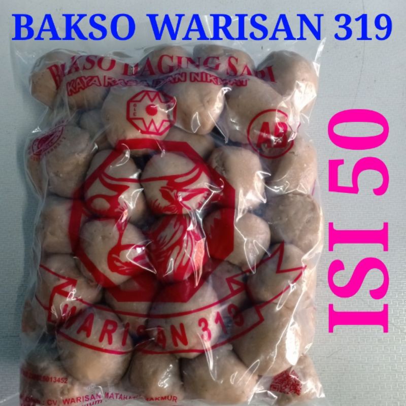 

BAKSO DAGING SAPI WARISAN 319 ISI 50