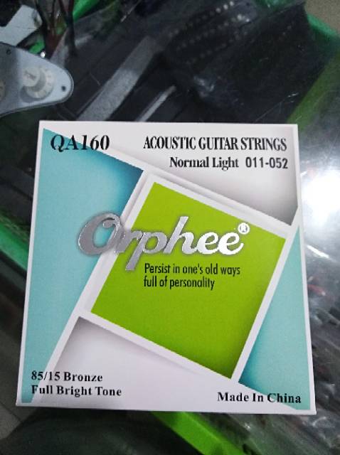 Senar gitar akustik dan elektrik orphee