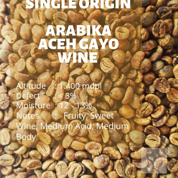 

Trendy GREEN BEAN ARABIKA ACEH GAYO WINE PROCESS SINGLE ORIGIN 1kg 원